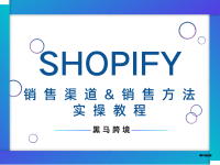 <十五>Shopify产品如何销售&销售渠道&销售方法实操教程