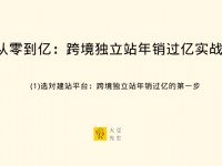 选对建站平台:跨境独立站年销过亿的第一步(1)