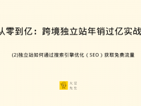 独立站如何通过搜索引擎优化(SEO)获取免费流量(2)